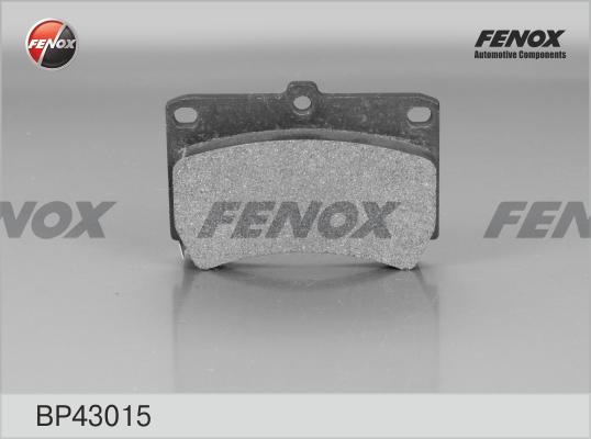 Fenox BP43015 - Колодки тормозные Kia Rio 00-05 91.6x64x15.0, передние дисковые autodif.ru
