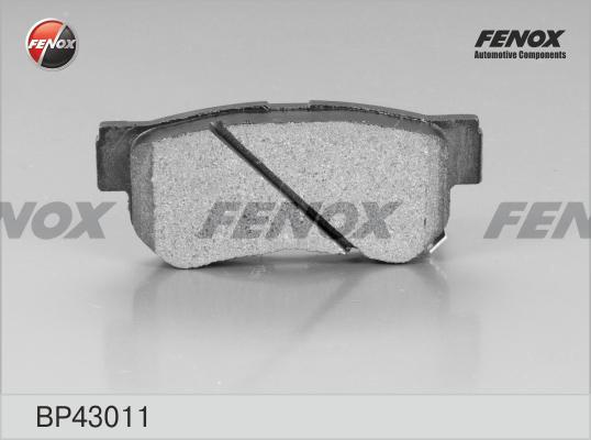 Fenox BP43011 - Тормозные колодки, дисковые, комплект autodif.ru