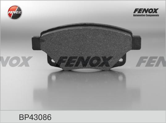 Fenox BP43086 - Тормозные колодки, дисковые, комплект autodif.ru
