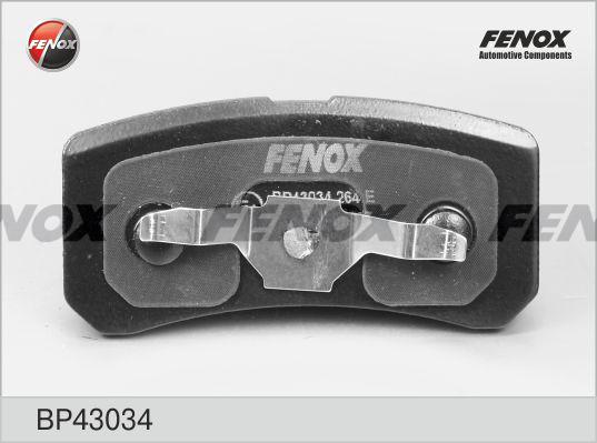 Fenox BP43034 - Тормозные колодки, дисковые, комплект autodif.ru