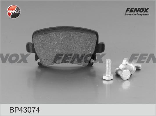 Fenox BP43074 - Тормозные колодки, дисковые, комплект autodif.ru