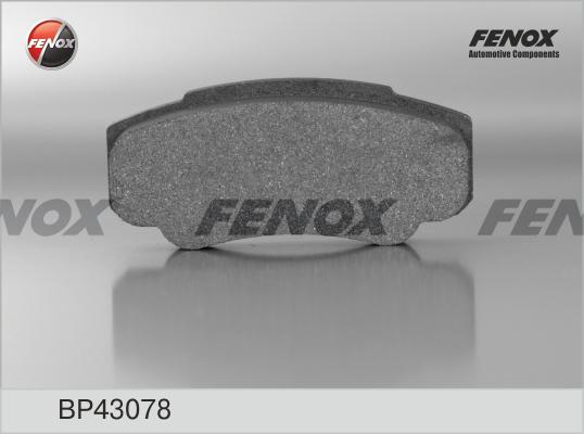 Fenox BP43078 - Тормозные колодки, дисковые, комплект autodif.ru