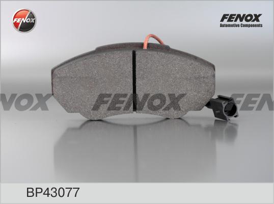 Fenox BP43077 - Тормозные колодки, дисковые, комплект autodif.ru