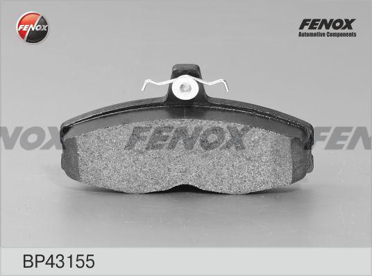 Fenox BP43155 - КОЛОДКИ ТОРМОЗНЫЕ ДИСКОВЫЕ Skoda Favorit 91-97, Felicia 94-01, VW Caddy II 96-00 Передние autodif.ru