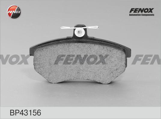 Fenox BP43156 - Тормозные колодки, дисковые, комплект autodif.ru
