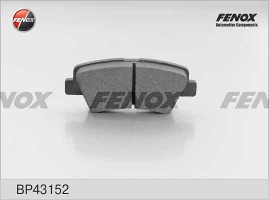 Fenox BP43152 - Тормозные колодки, дисковые, комплект autodif.ru