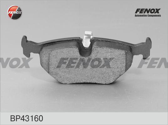 Fenox BP43160 - Тормозные колодки, дисковые, комплект autodif.ru