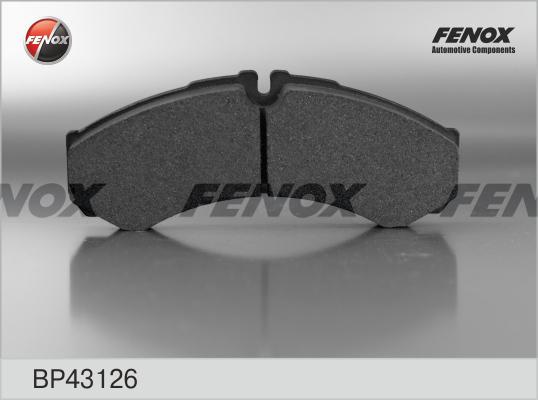 Fenox BP43126 - Тормозные колодки, дисковые, комплект autodif.ru