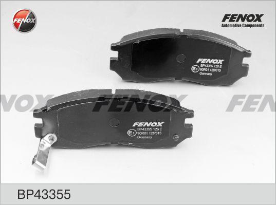 Fenox BP43355 - Тормозные колодки, дисковые, комплект autodif.ru