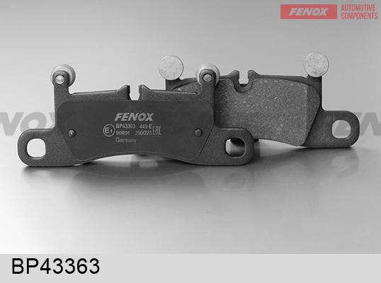Fenox BP43363 - Тормозные колодки, дисковые, комплект autodif.ru