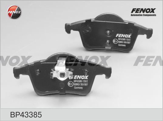 Fenox BP43385 - Тормозные колодки, дисковые, комплект autodif.ru