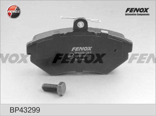 Fenox BP43299 - Тормозные колодки, дисковые, комплект autodif.ru