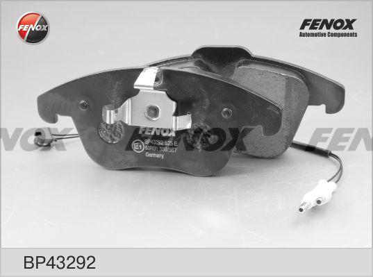 Fenox BP43292 - Тормозные колодки, дисковые, комплект autodif.ru