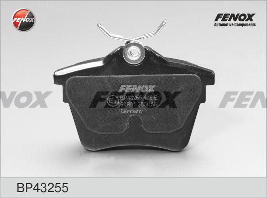 Fenox BP43255 - Тормозные колодки, дисковые, комплект autodif.ru