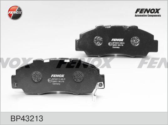 Fenox BP43213 - Тормозные колодки, дисковые, комплект autodif.ru