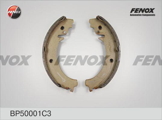 Fenox BP50001C3 - Комплект тормозных колодок, барабанные autodif.ru
