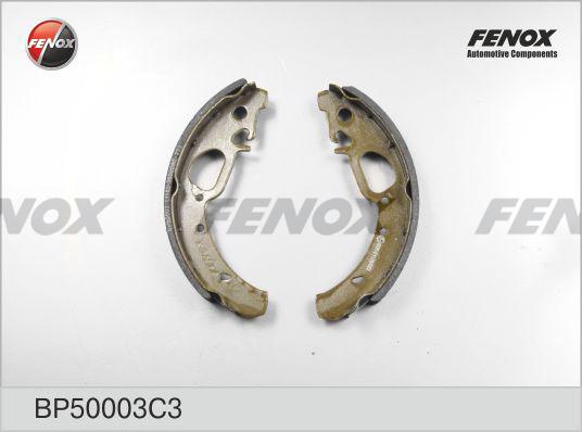 Fenox BP50003C3 - Колодки тормозные барабанные задние, c ABS-, ВАЗ 1117-1119 Kalina, 2170-2172 Priora, 2192, 2194 Kali autodif.ru
