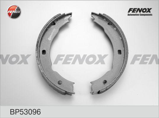 Fenox BP53096 - Комплект тормозных колодок, барабанные autodif.ru