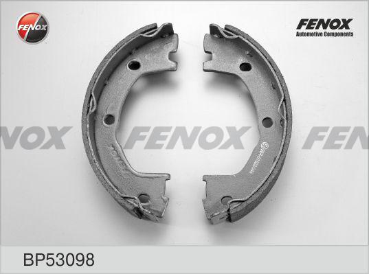 Fenox BP53098 - Комплект тормозных колодок, барабанные autodif.ru