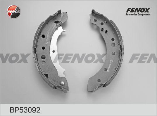 Fenox BP53092 - Комплект тормозных колодок, барабанные autodif.ru