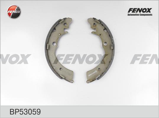Fenox BP53059 - Комплект тормозных колодок, барабанные autodif.ru