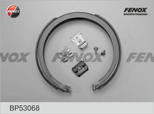 Fenox BP53068 - Комплект тормозных колодок, барабанные autodif.ru