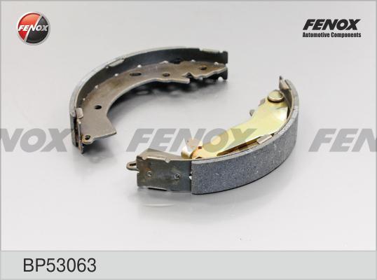 Fenox BP53063 - Комплект тормозных колодок, барабанные autodif.ru