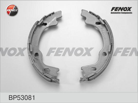 Fenox BP53081 - Комплект тормозных колодок, барабанные autodif.ru