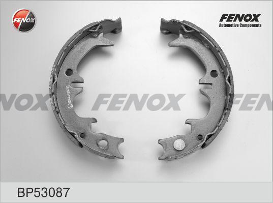 Fenox BP53087 - Комплект тормозных колодок, барабанные autodif.ru