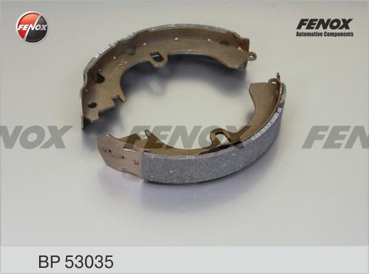 Fenox BP53035 - Комплект тормозных колодок, барабанные autodif.ru