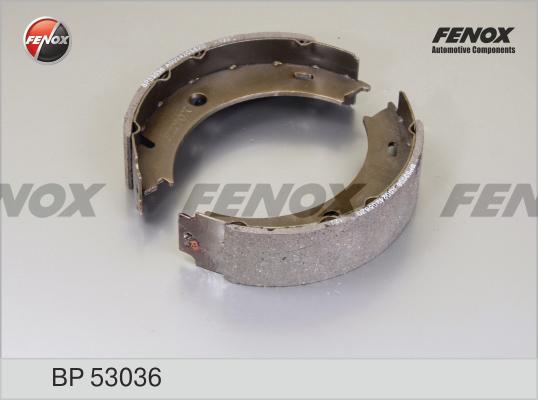 Fenox BP53036 - Комплект тормозных колодок, барабанные autodif.ru