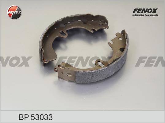 Fenox BP53033 - Комплект тормозных колодок, барабанные autodif.ru