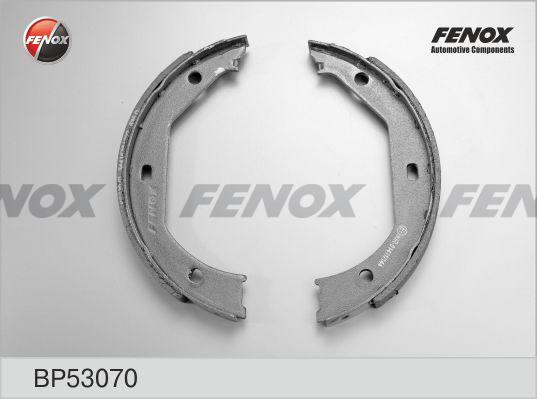 Fenox BP53070 - Комплект тормозных колодок, барабанные autodif.ru