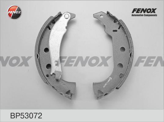 Fenox BP53072 - Комплект тормозных колодок, барабанные autodif.ru