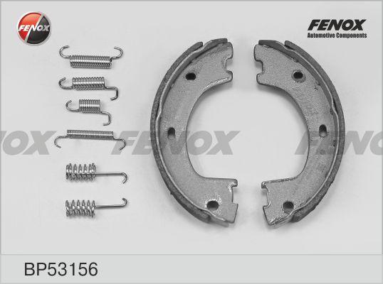 Fenox BP53156 - Комплект тормозных колодок, барабанные autodif.ru