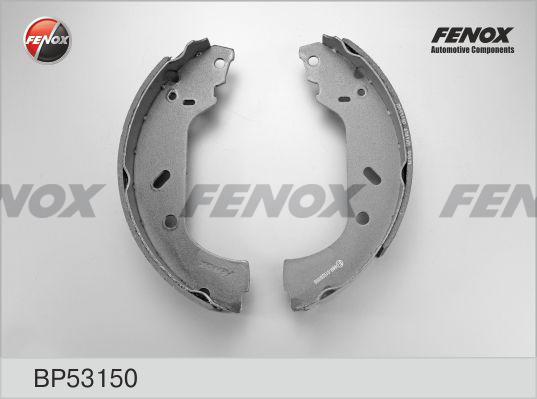 Fenox BP53150 - Комплект тормозных колодок, барабанные autodif.ru