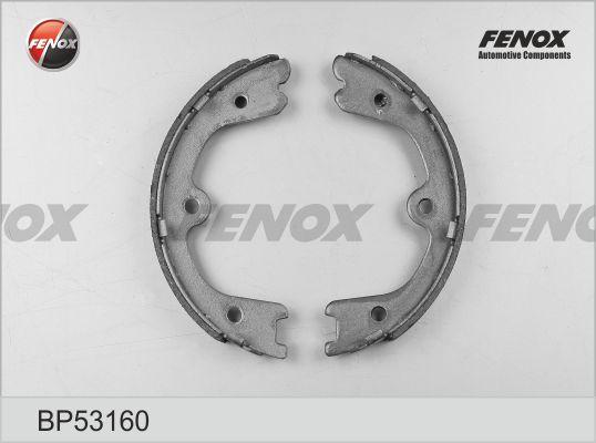 Fenox BP53160 - Комплект тормозных колодок, барабанные autodif.ru