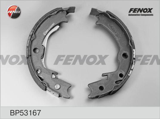 Fenox BP53167 - Комплект тормозных колодок, барабанные autodif.ru