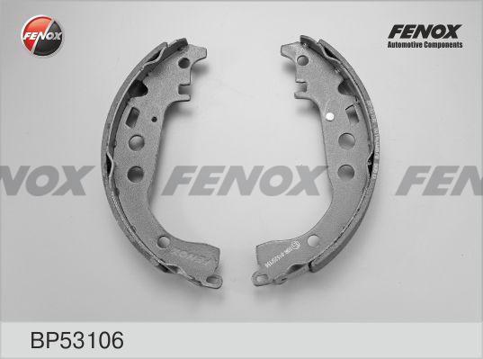 Fenox BP53106 - Комплект тормозных колодок, барабанные autodif.ru
