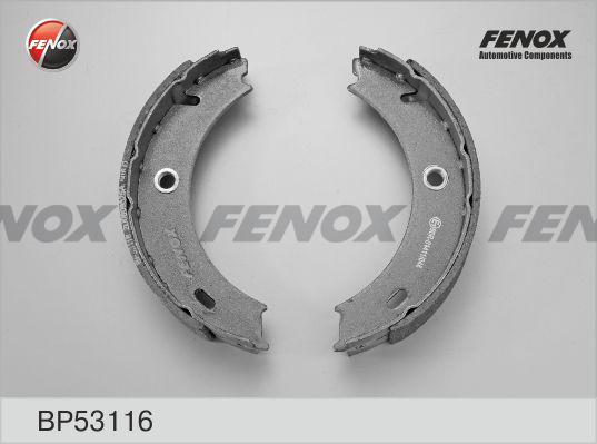 Fenox BP53116 - Комплект тормозных колодок, барабанные autodif.ru