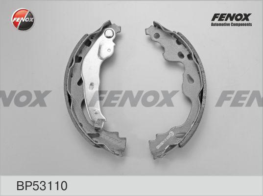 Fenox BP53110 - Комплект тормозных колодок, барабанные autodif.ru
