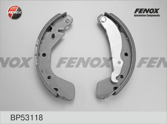 Fenox BP53118 - Комплект тормозных колодок, барабанные autodif.ru