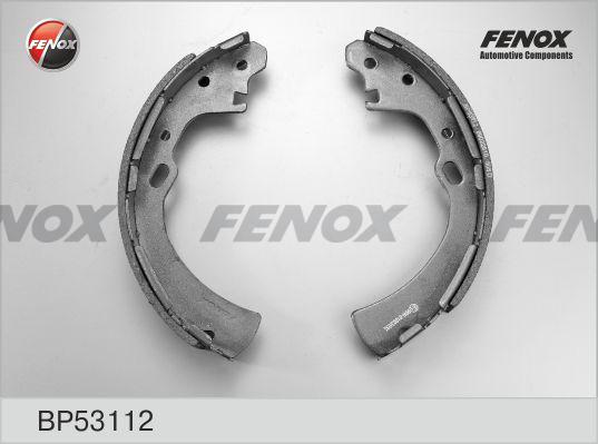 Fenox BP53112 - Комплект тормозных колодок, барабанные autodif.ru