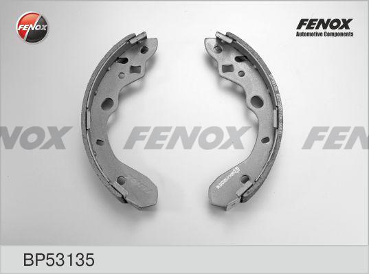 Fenox BP53135 - Комплект тормозных колодок, барабанные autodif.ru