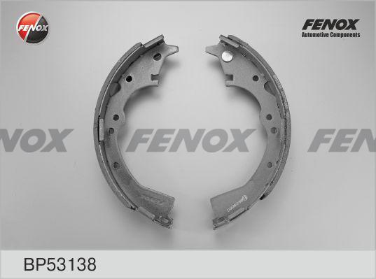 Fenox BP53138 - Комплект тормозных колодок, барабанные autodif.ru