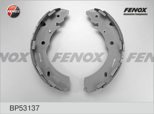 Fenox BP53137 - Комплект тормозных колодок, барабанные autodif.ru