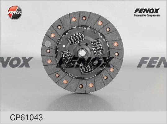Fenox CP61043 - Диск сцепления, фрикцион autodif.ru
