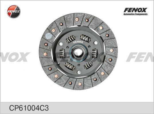 Fenox CP61004C3 - Диск сцепления, фрикцион autodif.ru