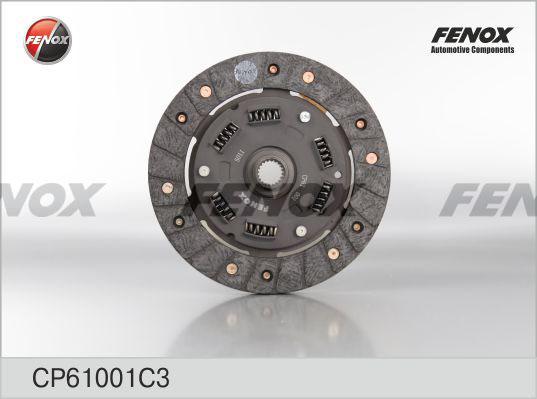 Fenox CP61001C3 - Диск сцепления медные заклепки ВАЗ 1111 ОКА CP61001C3 autodif.ru