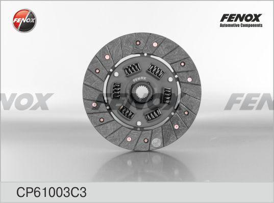 Fenox CP61003C3 - Диск сцепления, фрикцион autodif.ru